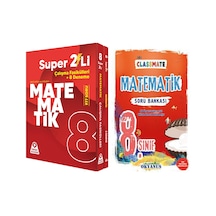 Örnek Akademi 8. Sınıf Süper İkili Matematik Seti Ve Okyanus Clasmate Soru Bankası Seti 2 Kitap