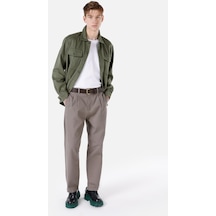 Colins Wide Leg Orta Bel Düz Paça Erkek Pantolon Cl1066461 Yeşil