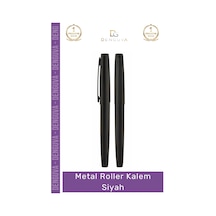 Kalem Lüks Kurumsal Hediye Prestijli Tasarım Ergonomik Kaliteli İmza Metal Roller Kalem Siyah 05194720