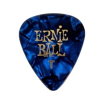 Ernie Ball P09164 Pearloid Thin Mavi Gitar Pena 3 Adet 0,46mm