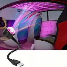 Usb Sese Duyarlı 8 Farklı Mod Işıklı Led Atmosfer Işığı Ambiyans Aydınlatması 5615