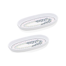 The Mia Spring Oval Servis 2li 21 Cm Çok Renkli