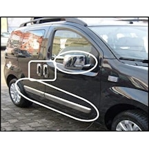 Fiat Fiorino 3'lü Krom Set Yan Kapı Çıtası+kapı Kolu+ Ayna Kapağı Paslanmaz Çelik