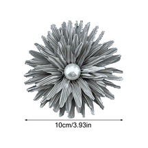 Koyu Mavi Kumaş El Yapımı Aksesuarlar Büyük Çiçek Broş Takı Rozet Aksesuarları Pin Broş Yeni Korsaj Koyu Mavi