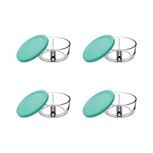 Paşabahçe 530683 Yeşil Polar Bölmeli Cam Saklama Kabı 4 Adet