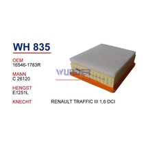 Wh835 Oem 16546-1783r Renault Trafıc Iıı 1,6 Dci Otomobil Hava Filtre Air Filter