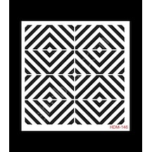 Hdm146 Cadence Home Dekor Stencil 25X25
