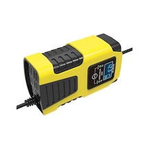 Besthome1 6v-12v 2a Otomobil Motosiklet Aküsü Şarj Cihazı Akıllı Kontrol Lcd Güvenli Sarı