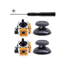Ps4 Analog Motor Ve Topuz 2+2 Set Ps4 Tornavida Playstation 4 Kol Tamir Seti Yedek Parça