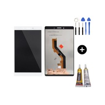 Samsung Galaxy Tab A8 Sm-t295 Uyumlu A Kalite Dokunmatik Set Beyaz + Montaj Seti