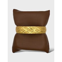 Arnes Jewelry Çelik 22 Ayar Altın Kaplama Bilezik Ar538nes Gold