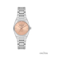 Elle El.1.10005-3 28 Mm Kadın Kol Saati Gümüş