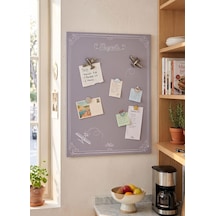 The Mia Magnet Panosu 70x50 Cm Açık Gri Krn0040