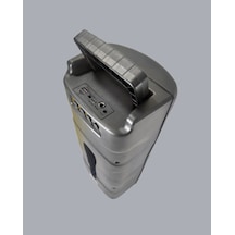 Nrzsnt Bluetooth Işıklı Hoparlör 2x5w Güç Usb + Tf Kart + Fm Radyo Siyah Renk Kopya