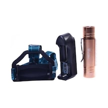 Kafa Lambası Güçlü El Feneri Siyah