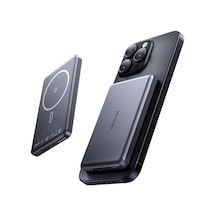 Mc-4641 20w 5000mah Metal Ultra İnce Kablosuz Powerbank Siyah