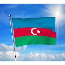 Azerbaycan Bayrağı Premium Raşel Kumaş 100x150 Cm Diğer