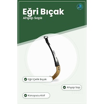 Ağaç Saplı Eğri Testere Bahçe Budama Dal Kesme Manuel Ahşap Sap K