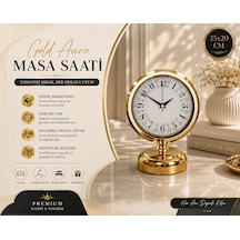 Golden Grace 25 X 20 Gold Metal Masa Saati