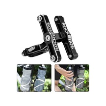 Rockbros Ks-415 Alüminyum Alaşımlı Mtb Yol Bisikleti Şişe Montaj Adaptörü Çift Taraflı Su Şişesi Kafesi Tutucu Adaptörü