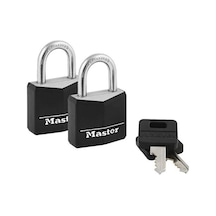 Master Lock Kapalı Alüminyum Asma Kilitler, Anahtarlı Küçük Kilit