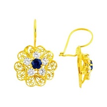 Sembol Gold Altın Papatya Küpe