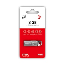8 Gb Metal Dayanıklı Gövde Usb 2.0 Usb Flash Bellek Taşınabilir