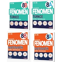 Fenomen Okul 2024 8. Sınıf Lgs Türkçe + Matematik A + B Soru Bankası Seti 4 Kitap Fenomen Okul 2024 8. Sınıf Lgs Türkçe + Matematik A + B Soru Bankası Seti 4 Kitap