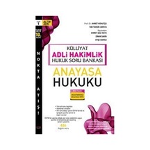 Külliyat Adli Hakimlik Hukuk Soru Bankası: Anayasa Hukuku