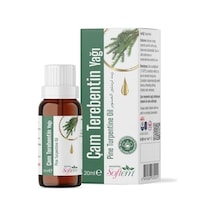 Softem Çam Terebentin Yağı 20 Ml Doğal Uçucu Yağ İle Saç Ve Cilt Bakımı Saç Dökülmesine Karşı Destek, Şampuana Eklenebilir, Ferahlatıcı Etki, Distilasyonla Elde Edilmiş Açık Ceviz