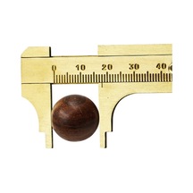 Taşınabilir Mini Pirinç Sürgülü 80mm Ölçer Sürmeli Boncuk Takı Ölçme Kumpas