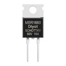 10 Adet Mbr1660 Diyot Schottky 60v 16a