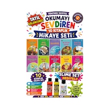 3.sınıf Öğretmen Tavsiyeli Okumayı Sevdiren 48 Sayfa 10 Kitaplık Hikaye Seti-4 Slime Set Hediyeli