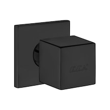 Eca Caro 102151033C1 G 1/2" Ankastre Ara Kesme Valfi Mat Siyah