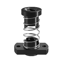 Novahub 3d Yazıcı Anti Boşluklu Somun 2mm Pitch 8mm Açılır Acme Dişli Çubuk Yaylı Boşluğu Ortadan Kaldırır