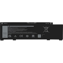 Notebook Batarya - Servis Tag - 266j9 - Dell W5w19, 0w5w19 Muadili İle Uyumlu - Ver.1 - 3 Cell