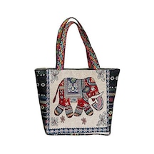 Ganzhoushop Vintage Tote Suntek Stil Kadın Günlük Kullanım F-kırmızı-fil Çanta Wu Çok Renkli Ganzhoushop Vintage Tote Suntek Stil Kadın Günlük Kullanım F-kırmızı-fil Çanta Wu Çok Renkli