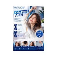 Mucit Home Kafa Masaj Aleti Baş Boyun Kafa Masaj Saç Kaşıma Teli