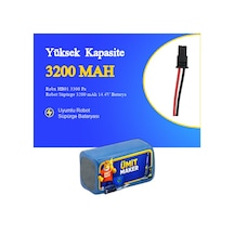 Robx Hb01 3300 Pa Robot Süpürge 3200 Mah 14.4v Batarya  Uyumlu Uzun Ömürlü, Yüksek Performans Pil