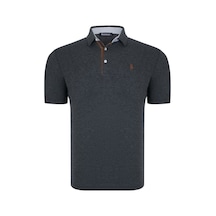 T8582 Dewberry Erkek T-shırt-koyu Antrasit Koyu Antrasit