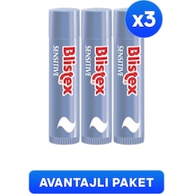 Blistex Lipstick Sensitive Dudak Bakım Kremi 3 x 4.25 G