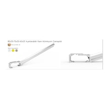 Mey İthalat Koral Ayarlı Balkon Çamaşır Askılığı 80x30/60x25 Gümüş