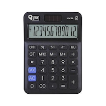 Pin 100 12 Hane Siyah Masaüstü Hesap Makinesi
