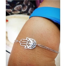 Oriental Kuyumculuk Jewellery Gümüş Fatma'nın Eli Bileklik Gümüş