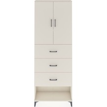 Arges Dolap 3 Raflı 3 Çekmeceli 2 Kapaklı 88x30x243 Aytaşı-ay... Aytaşı