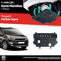 S-dizayn Peugeot Partner Tepee Çelik Karter Muhafaza Koruma 2008-2018 A+ Kalite
