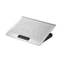 Oyun Dizüstü Bilgisayar Soğutucu Sessiz Fan Metal Dizüstü Bilgisayar Soğutma Pedleri Port Ayarlanabilir Not Defter Stand 12-16 İnç Dizüstü Bilgisayar