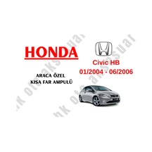 Honda Civic 01/2004 - 06/2006 Araca Özel Kısa Far Ampulü 9006