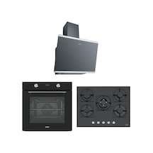 Franke FMA 86 BK - FHNS 705 BK - FPJ 615 BK SS Ankastre Set