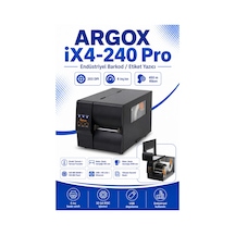 Argox İx4-240 Pro Endüstriyel Barkod Yazıcı 203 Dpı Ethernet, Usb, Rs-232